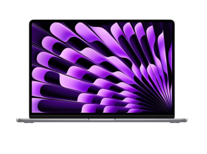 Laptop Apple MacBook Air 15", Procesor Apple M2  CPU cu 8 nuclee, GPU cu 10 nuclee, 15.3"(2880 x 1864) Retina 500nits, ram 8GB, 256GB SSD, INT, culoare Silver, macOS Ventura