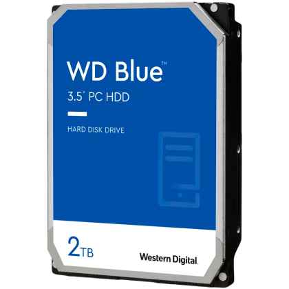 HDD Desktop WD Blue 2TB SMR, 3.5'', 256MB, 5400 RPM, SATA