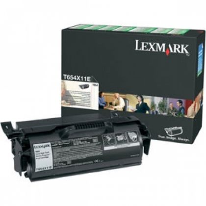 Toner original Lexmark X644H11E, culoare black pentru Lexmark T654, T654DN, T654DTN, T654N, T656DNE, capacitate 21000 de pagini