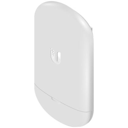 Ubiquiti airMAX NanoStation 5AC Loco, Compact, UISP-ready WiFi radio sporting a classic NanoStation design and an updated airMAX AC chipset, 5 GHz, 10+ km link range, 450+ Mbps throughput, PoE adapter not included, Pole mounting kit (Included)
