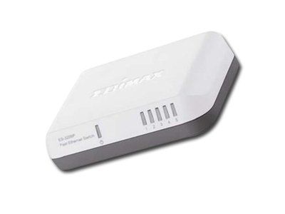 EDIMAX Switch ES-3205P (Fast Ethernet 5 Ports Desktop Switch with Power Saving, 100/10Mbps, Auto MDI/MDI-X), Retail (RU)
