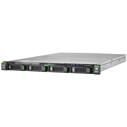 Fujitsu PRIMERGY RX2530 M2 - Rack 1U - 1x Intel Xeon E5-2620v4 8C/16T 2.1GHz 20MB cache, 8GB (1x8GB) DDR4-2400 reg ECC, DVD-RW, noHDD (max. 4 x 2.5" hot-plug HDD), RAID 0/1 SATA, 2xGbit LAN, 1x PS 450W Hot Plug, rails, no powercord, 3Yr On-site