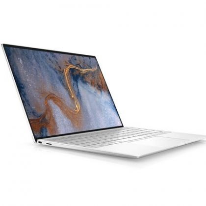 Laptop Dell XPS 9300, Procesor 10th Generation Intel® Core™ i7-1065G7 up to 3.90 GHz, 13.4" UHD +(3840x2400) InfinityEdge touch anti-glare, ram 16GB 3733MHz LPDDR4x, 1TB SSD M.2 PCIe NVMe, Intel Iris Plus Graphics, culoare Silver, Windows10 Pro