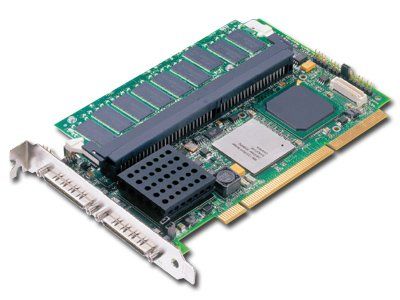 RAID Controller LSI LOGIC Internal MegaRAID SCSI 320-2 2ch 128MB (PCI-X, Ultra320 SCSI) (RAID levels: 0, 1, 10, 5, 50)