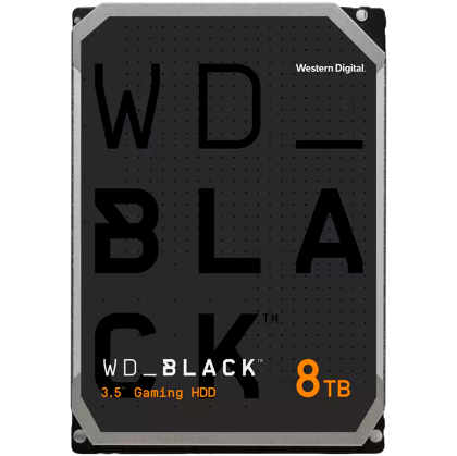 HDD Desktop WD Black 8TB CMR, 3.5'', 256MB, 7200 RPM, SATA-EOL->WD8002FZWX