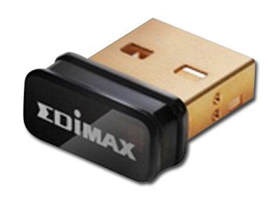 EDIMAX Wireless mini-size USB nano Adapter EW-7811UN (150Mbps, 802.11 b/g/n, 1T1R, mini-size USB nano (smallest) Adapter), Retail (RU)