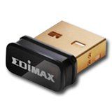 EDIMAX Wireless mini-size USB nano Adapter EW-7811UN (150Mbps, 802.11 b/g/n, 1T1R, mini-size USB nano (smallest) Adapter), Retail (RU)