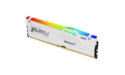 Kingston DRAM 16GB 5600MT/s DDR5 CL40 DIMM FURY Beast White RGB XMP EAN: 740617333886