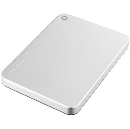 HDD Extern TOSHIBA CANVIO Slim 2TB, 2.5", USB 3.2 Gen1 (5Gbit/s), Backup and Security software, Aluminium, Silver, 149g