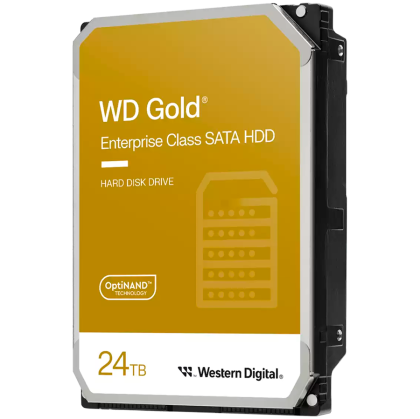 HDD Server WD Gold 24TB CMR 512e, 3.5'', 512MB, 7200 RPM, SATA