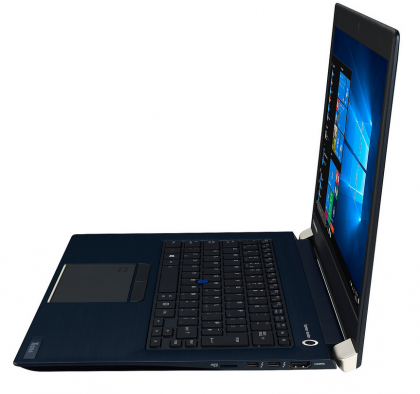 Laptop Toshiba Tecra X40-E-173, Procesor 8th Generation Intel Core i7-8550U up to 4.00 GHz, 13.3" FHD (1920x1080) IPS non-glare, ram 16GB 2400MHz DDR4, 512GB SSD M.2 PCIe NVMe,  Intel® UHD Graphics, culoare Blue, Windows 10 Pro