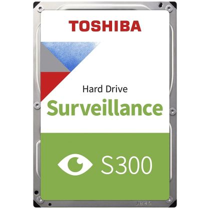 HDD Video Surveillance TOSHIBA S300 4TB SMR, 3.5'', 256MB, 5400RPM, SATA, TBW: 180