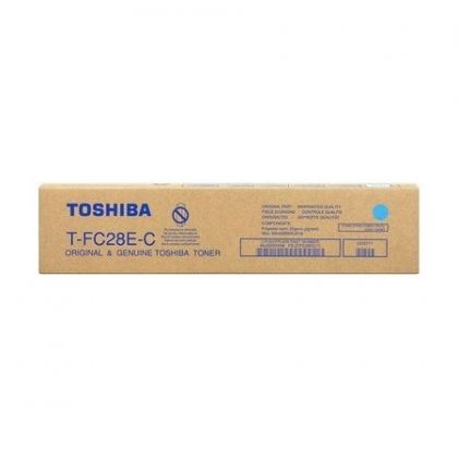 Toner original Toshiba T-FC28EC, culoare cyan pentru TOSHIBA E-STUDIO 2330C-2820C-2830C-3520C-3530C-4520C, capacitate 24000 de pagini