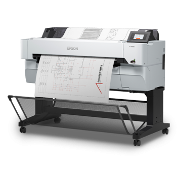 Plotter Epson Surecolor SC-T5400M 36 inch,A0, 2400x1200 dpi, retea, USB, Wi-Fi, stivuitor hartie, suport imprimanta, starter toner.