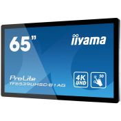 iiyama PROLITE TF6539UHSC-B1AG65" Open Frame PCAP interactive large format display with 50pt touch capability, IPS panel technology and touch through glass function for landscape, portrait or face up use 4K  HDMI x2 (v.2.0 x1 max. 3840x2160 @60Hz, v