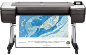 Plotter HP DesignJet T1700 44 inch, A0, 2400x1200 DPI, 500GB HDD, USB, retea, suport pentru imprimanta, starter toner.