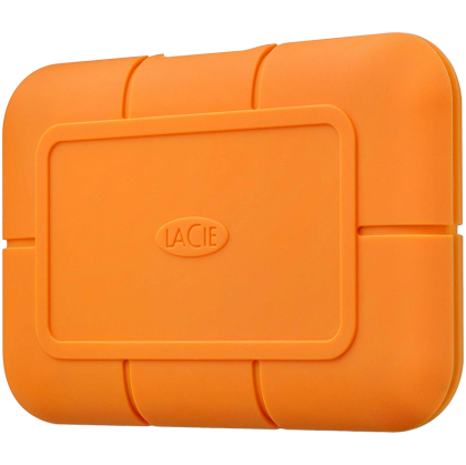 SSD Extern LaCie Rugged 4TB, USB 3.1 Gen2 Type C (10Gbps), FireCuda NVMe inside, IP67, 3-meter drop and 2-ton car crush resistance, self-encrypting technology, Rescue Data Recovery Services 5 ani, Orange