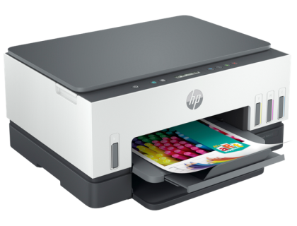 Imprimanta multifunctionala inkjet color HP Smart Tank 670 All-in-One, A4, 22ppm, printare 1200 x 1200 dpi, copi 600 x 600 dpi, duplex automat, ram 128MB, USB 2.0, retea,  WI-FI, cartus cerneala starter