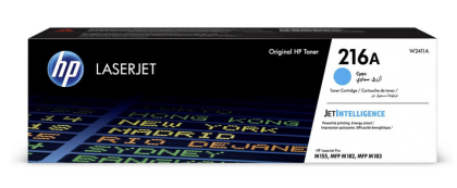 Toner original HP 216A, culoare cyan, pentru HP LaserJet Pro MFP M183xx/ M182xx/ M155, capacitate 850 pagini