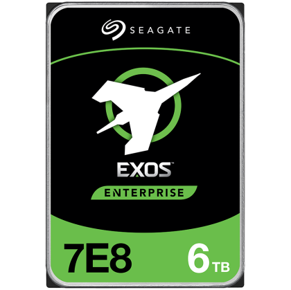 HDD Server SEAGATE Exos 7E8 6TB 512n, 3.5", 256MB, 7200RPM, SATA-EOL->ST6000NM000B