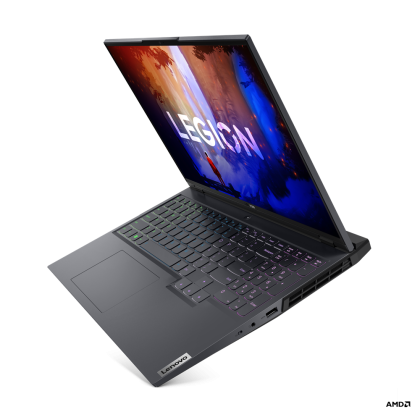 Laptop Lenovo Legion 5 Pro 16ARH7H, Procesor AMD Ryzen 7 6800H up to 4.7GHz, 16" WQXGA (2560x1600) IPS 500nits anti-glare, ram 16GB(2x8GB)4800MHz DDR5, 512GB SSD M.2 PCIe NVMe, NVIDIA GeForce RTX 3070 Ti 8GB GDDR6, culoare Grey, DOS