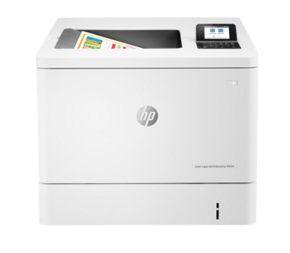 Imprimanta laser color A4, HP color LaserJet Enterprise M554dn, 33 ppm, duplex, 1200 x 1200 dpi, RAM 1GB, USB, retea, toner