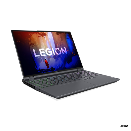 Laptop Lenovo Legion 5 Pro 16ARH7H, Procesor AMD Ryzen 7 6800H up to 4.7GHz, 16" WQXGA (2560x1600) IPS 500nits anti-glare, ram 32GB(2x16GB)4800MHz DDR5, 1TB SSD M.2 PCIe NVMe, NVIDIA GeForce RTX 3070TI 8GB GDDR6, culoare Grey, DOS