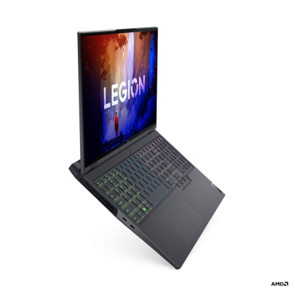 Laptop Lenovo Legion 5 Pro 16ARH7H, Procesor AMD Ryzen 7 6800H up to 4.7GHz, 16" WQXGA (2560x1600) IPS 500nits anti-glare, ram 32GB(2x16GB)4800MHz DDR5, 1TB SSD M.2 PCIe NVMe, NVIDIA GeForce RTX 3070TI 8GB GDDR6, culoare Grey, DOS