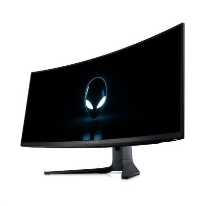 Monitor LED Dell Alienware curbat AW3423DWF, 34" WQHD (3440x1440), QD-OLED, 250nits, 0.1ms, 165Hz, culoare negru