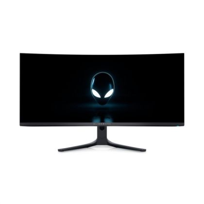 Monitor LED Dell Alienware curbat AW3423DWF, 34" WQHD (3440x1440), QD-OLED, 250nits, 0.1ms, 165Hz, culoare negru