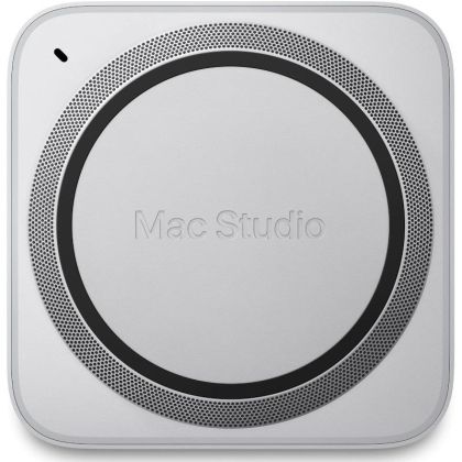 Desktop Apple Mac Studio, Procesor Apple M1 Ultra cu CPU 20 core, GPU 48 core, Neural Engine 16 core, ram 64GB, 1TB SSD M.2 PCIe NVMe, RO, culoare Silver, macOS Ventura