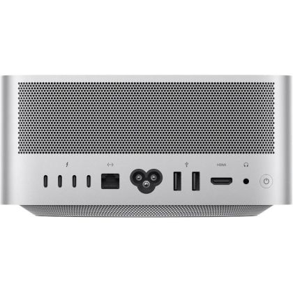 Desktop Apple Mac Studio, Procesor Apple M1 Ultra cu CPU 20 core, GPU 48 core, Neural Engine 16 core, ram 64GB, 1TB SSD M.2 PCIe NVMe, RO, culoare Silver, macOS Ventura