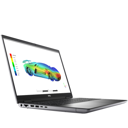 Dell Mobile Precision 7670,16" FHD+(1920x1200)60Hz 500nits 99% DCIP3,Intel Core i7-12850HX(25MB/4.8GHz),32GB(1x32)NECC 4800MHz DDR5,1TB(M.2)NVMe PCIe x4 SSD,NVIDIA RTX A2000/8GB,AX211(2x2)6GHz+BT,Backlit SP KB,6cell 83WHr,Win11Pro,3Yr ProSupport