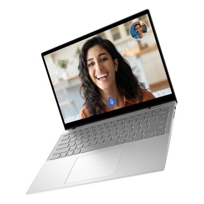 Laptop Dell Inspiron 7430 2in1, Procesor 13th Generatie Intel Core I7 1355U up to 5GHz, 14" FHD+ (1920x1200)WVA touch 250nits, ram 16GB soldered 4800MHz LPDDR5, 512GB SSD M.2 PCIe NVMe, Intel Iris Xe Graphics, culoare Silver, Windows11 Pro  