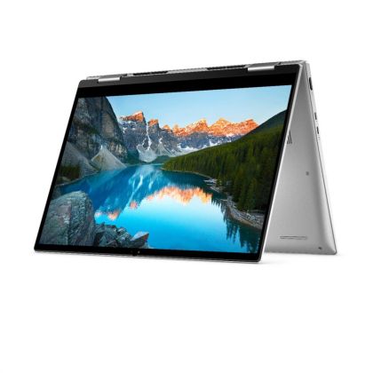 Laptop Dell Inspiron 7430 2in1, Procesor 13th Generatie Intel Core I7 1355U up to 5GHz, 14" FHD+ (1920x1200)WVA touch 250nits, ram 16GB soldered 4800MHz LPDDR5, 512GB SSD M.2 PCIe NVMe, Intel Iris Xe Graphics, culoare Silver, Windows11 Pro  