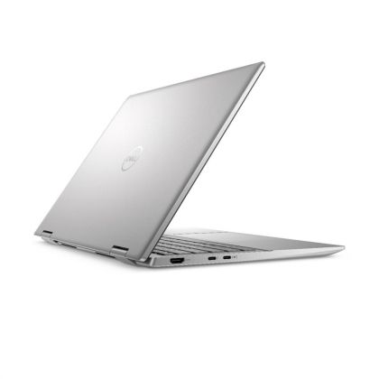 Laptop Dell Inspiron 7430 2in1, Procesor 13th Generatie Intel Core I7 1355U up to 5GHz, 14" FHD+ (1920x1200)WVA touch 250nits, ram 16GB soldered 4800MHz LPDDR5, 512GB SSD M.2 PCIe NVMe, Intel Iris Xe Graphics, culoare Silver, Windows11 Pro  