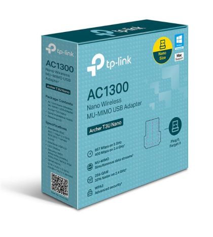 TP-LINK ADAPTOR WI-FI USB2.0 AC1300 NANO