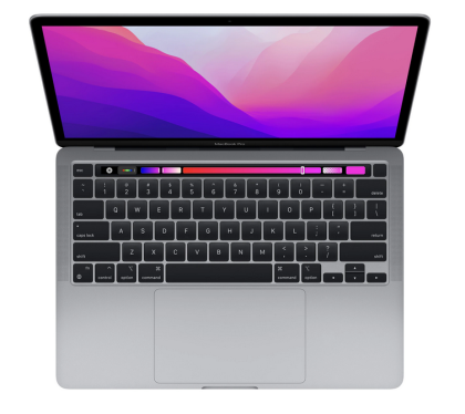 Laptop Apple MacBook Pro 13 M2, Procesor Apple M2 CPU cu 8 nuclee, GPU cu 10 nuclee, Neural Engine 16 core, 13.3" (2560 x 1600) IPS 500nits, ram 8GB, 512GB SSD, RO keyboard, culoare Space Grey, macOS Ventura
