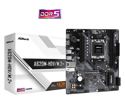 MB ASROCK A620M-HDV/M.2+ AM5 DDR5