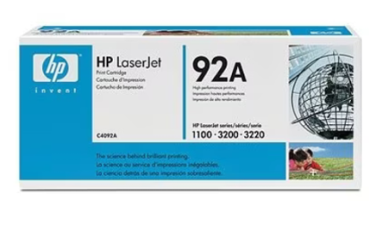 Toner original HP C4092A, culoare negru, pentru  HP LaserJet 1100, 1100SE, 1100XI, 1100A, 1100A SE, 1100A XI, 3200, 3200SE, capacitate 2.500 pagini