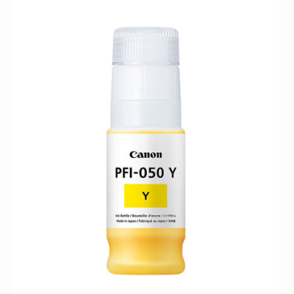 Cartus cerneala original Canon TC-20 PFI-050 Y Yellow, pentru Canon imagePROGRAF TC-20, 70ml