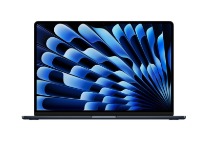 Laptop Apple MacBook Air 15.3", Procesor Apple M2  CPU cu 8 nuclee, GPU cu 10 nuclee, 15.3"(2880 x 1864) Retina 500nits, ram 8GB, 256GB SSD, INT, culoare Midnight, macOS Ventura