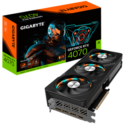 GIGABYTE Video Card NVIDIA GeForce RTX 4070 GAMING OC 12GB, GDDR6X 12GB/192bit, PCI-E 4.0, 1x HDMI, 3x DP, Retail