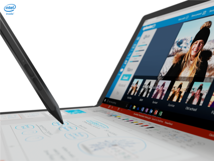 Laptop Lenovo ThinkPad X1 Fold Gen1, Procesor Intel Core i5 L16G7 up to 3.0GHz, 13.3" QXGA (2048x1536) Folding OLED 300nits anti- fingerprint, Touch, ram 8GB soldered 4266 LPDDR4x, 512GB SSD PCIe NVMe, Intel UHD Graphics, culoare Black, Windows11 Pro