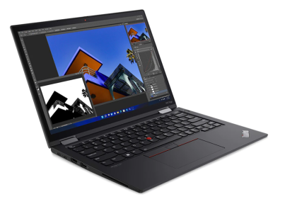 Laptop Lenovo ThinkPad X13 Yoga Gen3, Procesor 12th generation Intel Core i5 1235U up to 4.4GHz, 13.3" WUXGA(1920x1200)IPS 300nits AG/AS, Touch, ram 16GB soldered 4266MHz LPDDR4x, 512GB SSD M.2 PCIe NVMe,Intel Iris Xe Graphics,culoare Black, Windows11 Pro