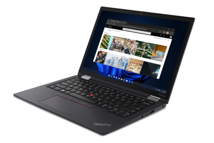 Laptop Lenovo ThinkPad X13 Yoga Gen3, Procesor 12th generation Intel Core i5 1235U up to 4.4GHz, 13.3" WUXGA(1920x1200)IPS 300nits AG/AS, Touch, ram 16GB soldered 4266MHz LPDDR4x, 512GB SSD M.2 PCIe NVMe,Intel Iris Xe Graphics,culoare Black, Windows11 Pro