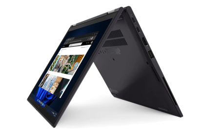 Laptop Lenovo ThinkPad X13 Yoga Gen3, Procesor 12th generation Intel Core i5 1235U up to 4.4GHz, 13.3" WUXGA(1920x1200)IPS 300nits AG/AS, Touch, ram 16GB soldered 4266MHz LPDDR4x, 512GB SSD M.2 PCIe NVMe,Intel Iris Xe Graphics,culoare Black, Windows11 Pro