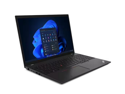 Laptop Lenovo ThinkPad T16 Gen 2 (Intel), Procesor 13th Generation Intel Core i7 1355U up to 5.0GHz, 16" WUXGA(1920x1200)IPS 400nits anti-glare, ram 16GB soldered 5200Mhz DDR5, 512GB SSD M.2 PCIe NVMe, Intel Iris Xe Graphics,culoare Black,Windows11 Pro