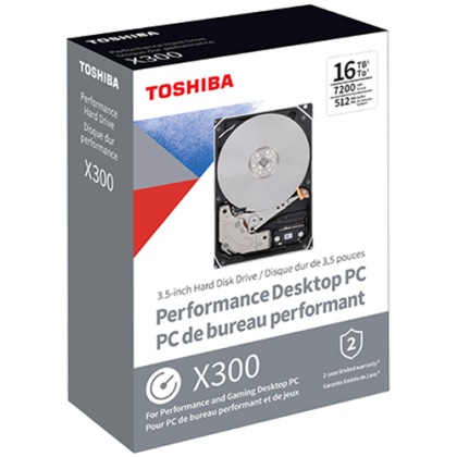 HDD Desktop TOSHIBA 14TB X300 CMR, 3.5'', 512MB, 7200RPM, SATA, retail pack