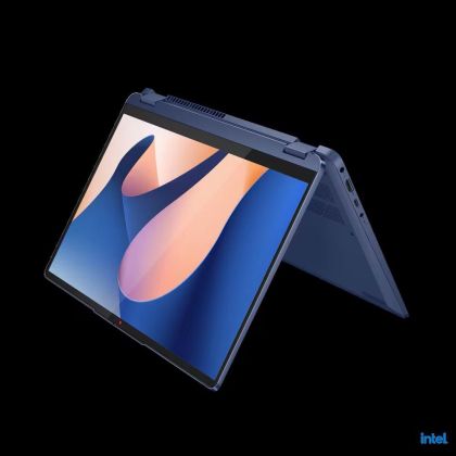 Laptop Lenovo IdeaPad Flex 5 14IRU8, Procesor 13th Generation Intel Core i5 1335U up to 4.6GHz, 14" WUXGA(1920x1200)OLED 400nits glossy, touch, ram 16GB soldered 4266MHz LPDDR4x, 512GB SSD M.2 PCIe NVMe, Intel Iris Xe Graphics, culoare Blue,Windows11 Home